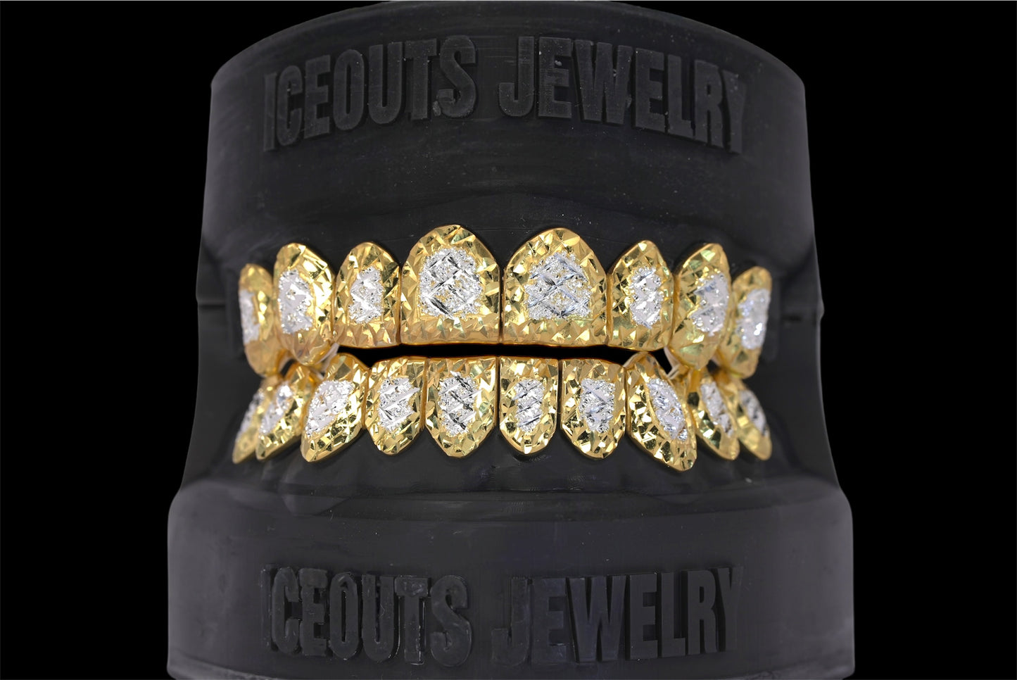Two Tone Diamond Cut And Diamond Dust
