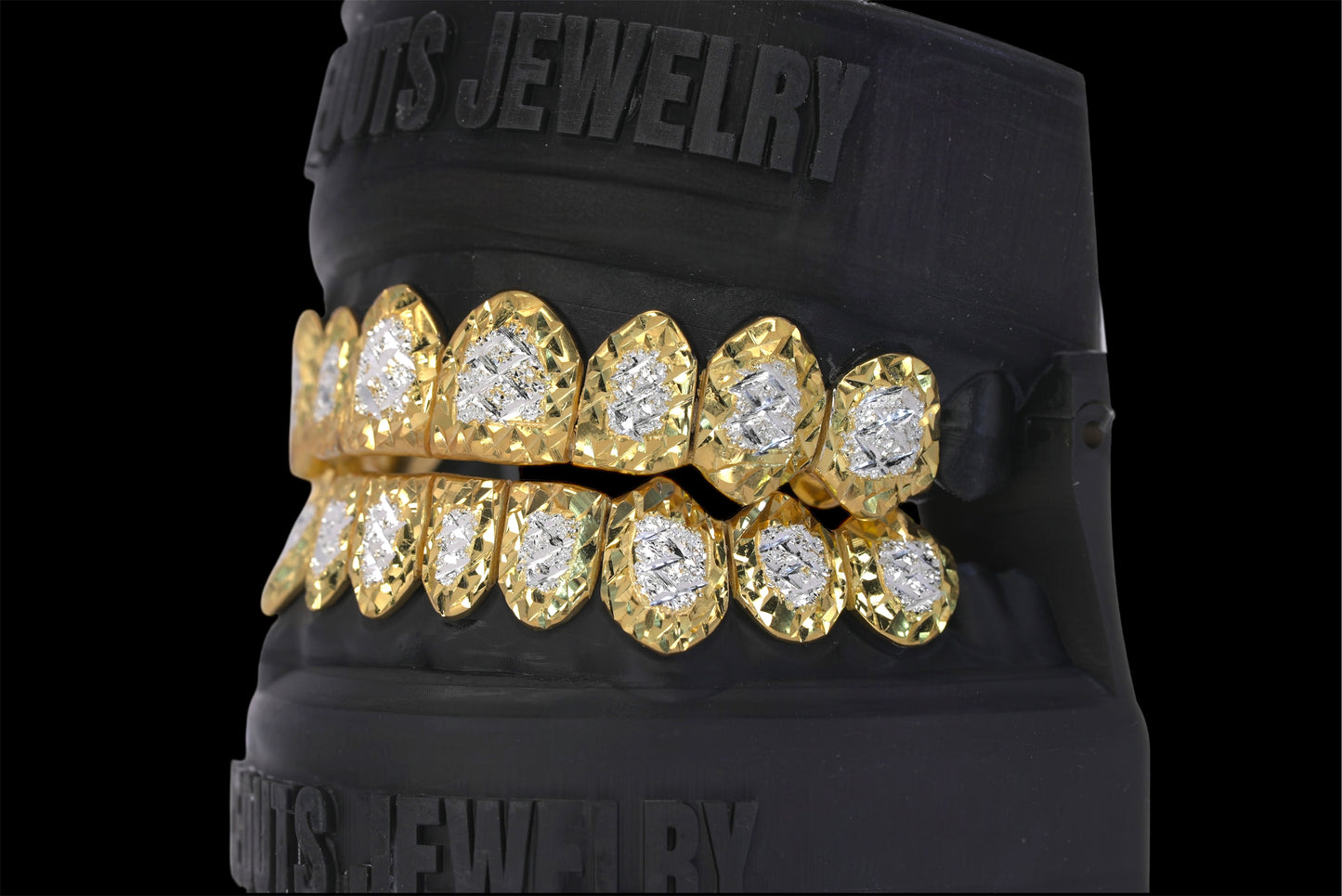 Two Tone Diamond Cut And Diamond Dust