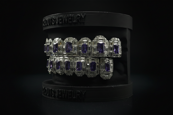 Invisible Set with Gems Stone
