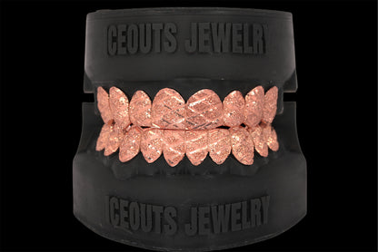 Diamond Cut And Diamond Dust Grillz
