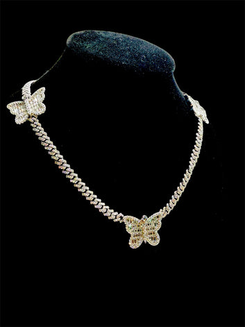 Fancy Butterfly Cuban Link