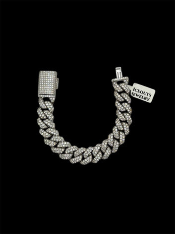 14MM Big Pointer Cuban Link Bracelet