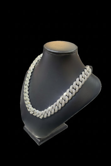 Cuban moissanite necklace