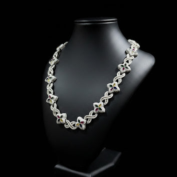Necklace moissanite