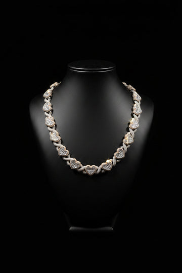 Fancy heart chain