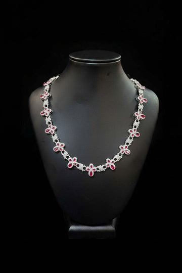 Cross maroon chain