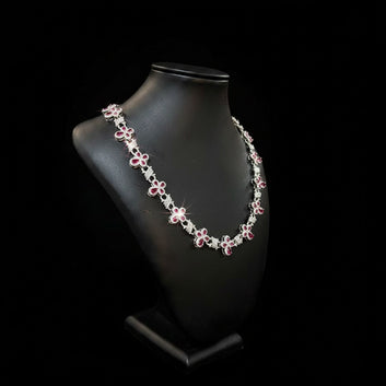 Cross maroon chain