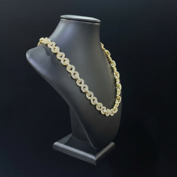 Cuban infinity chain dipped in gold