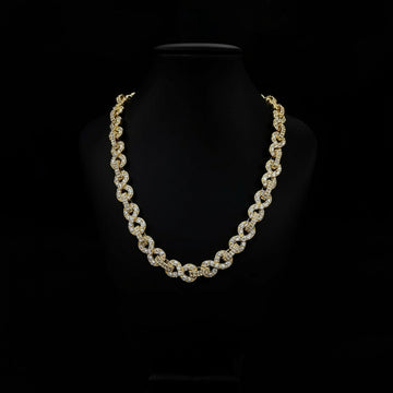 Cuban infinity chain dipped in gold