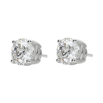 VVS Moissanite Diamond Stud Earrings
