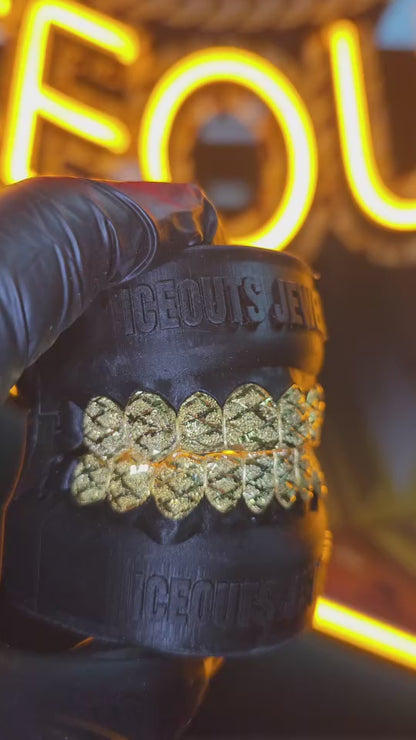 Diamond Cut And Diamond Dust Grillz